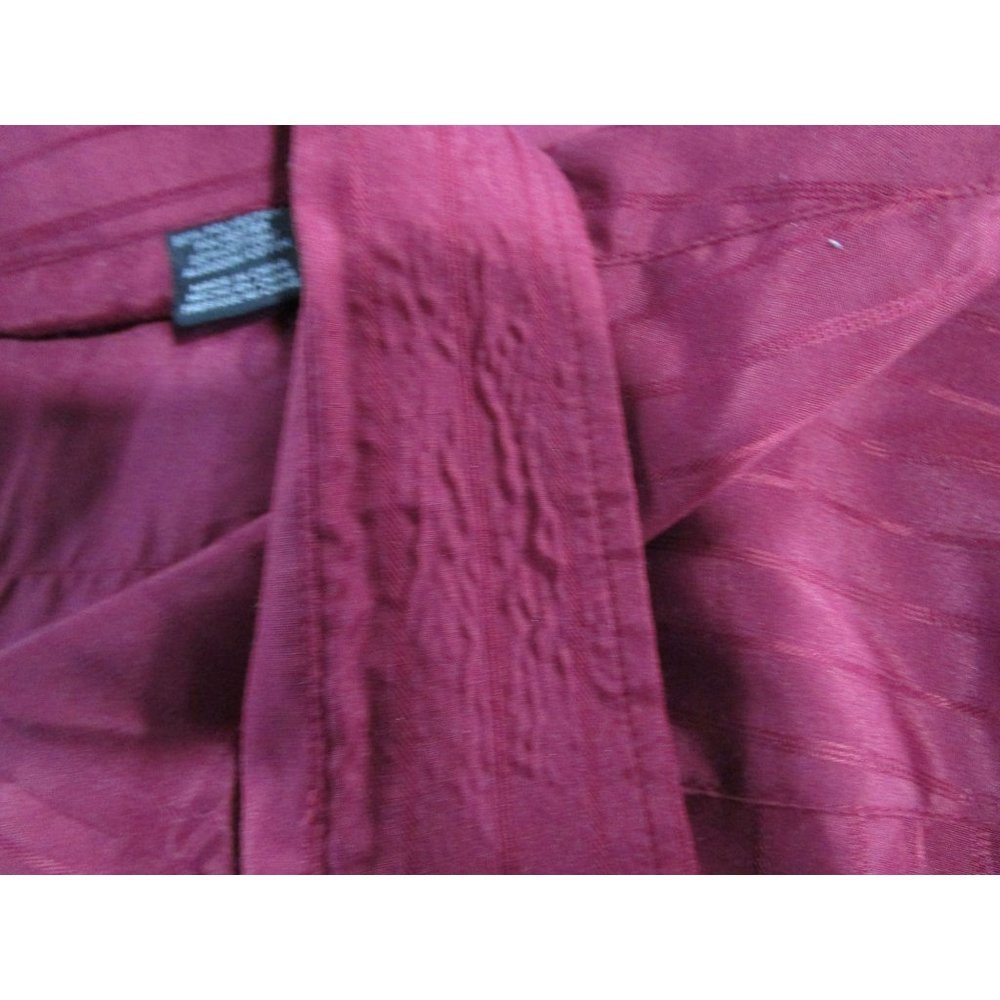 Roper Burgandy Damask Stripe White Pearl Snap Western Cowboy Shirt GUC 2XL - Picture 16 of 16